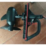 12V 24V brushless aluminum electric outboard motor for fishing kayak, 55-65lbs thrust