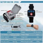 24V electric SUP fin motor battery box parts and accessories overview
