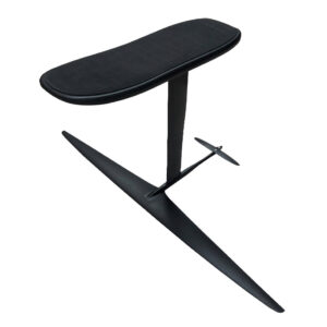 Fully assembled CY1700 high strength carbon fiber surf hydrofoil kit with board platform front and rear wing white background product photo