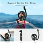 0.5L Mini High Pressure Scuba Diving Tank Refillable with 180° Vision Mask - Image 4
