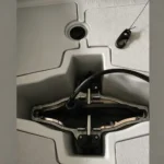 Mounting base detail of 55lbs 65lbs brushless electric outboard motor