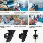 Detailed installation steps for 24V electric SUP fin motor