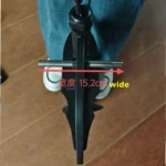 Dimension diagram of 12V 24V brushless kayak trolling motor