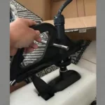Hand control handle detail of 55lbs 65lbs brushless electric trolling motor for fishing kayak