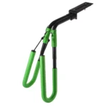 Green foam padded motorcycle surfboard rack, adjustable metal surf carrier bracket for motorbike beach surfing trips
