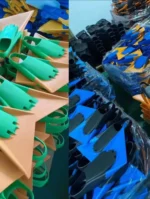 Collage factory bulk stock multi color dolphin swim fins lime green tan and blue black silicone snorkel flippers wholesale supplier inventory