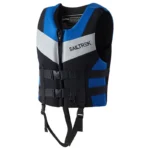 SAILTREK blue black neoprene adult life jacket adjustable buckle flotation vest for jet ski kayaking wakeboard water sports