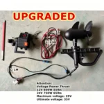 Upgraded full accessories kit of brushless electric fishing kayak trolling motor
