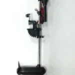 Complete unit front view of 3kW 48V brushless outboard transom trolling motor