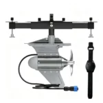Full set 450W brushless kayak electric motor with mounting bracket and watch remote control
