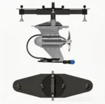 450W kayak electric trolling motor with complete fixing bracket