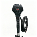 Closeup of P500 7.5kW 8.5kW wide voltage electric outboard motor control handle and operation panel