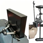 Batch of waterproof kayak electric trolling motors stored in warehouse inventory